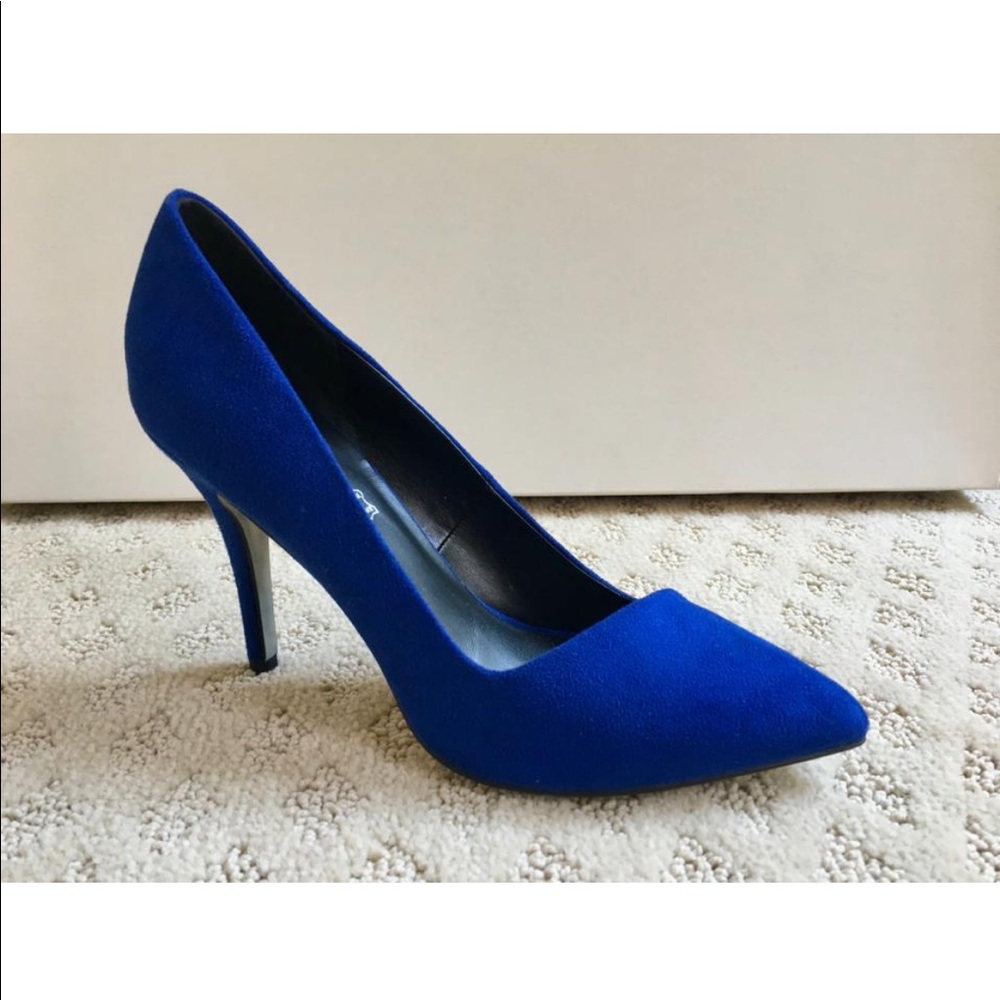 Aldo Royal Blue Suede Pump